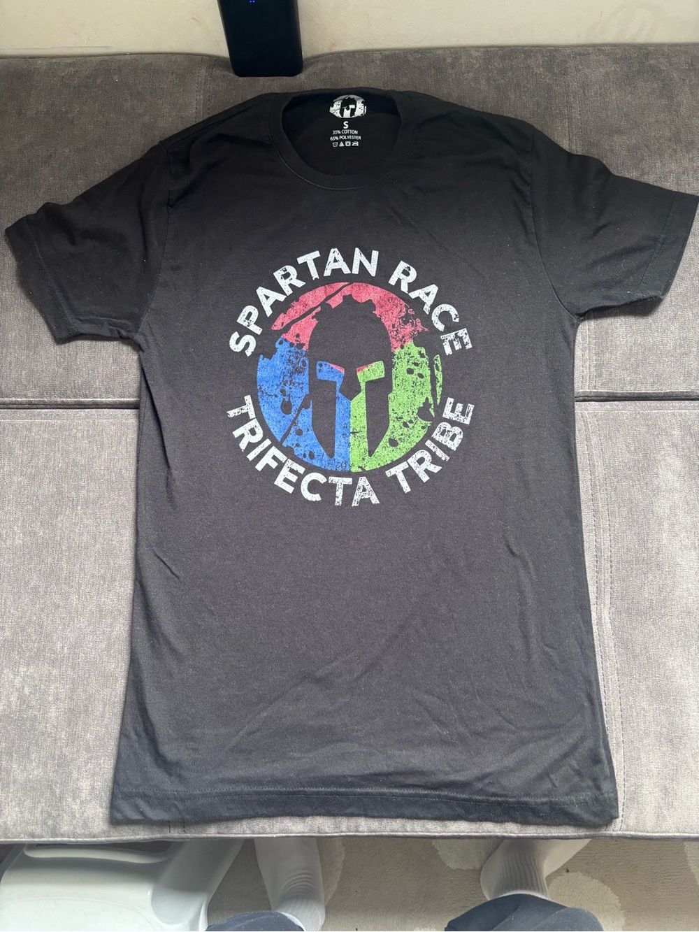 W - S - Spartan Race TRIFECTA Tribe tee